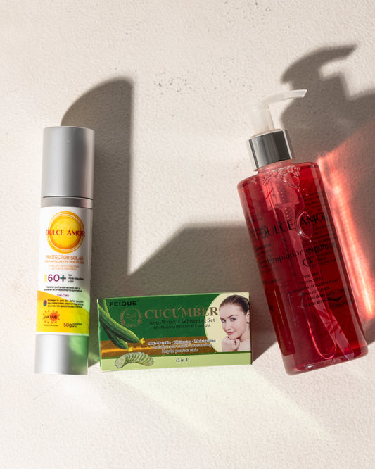 KIT BÁSICO MANCHAS: CREMAS + JABÓN + BLOQUEADOR